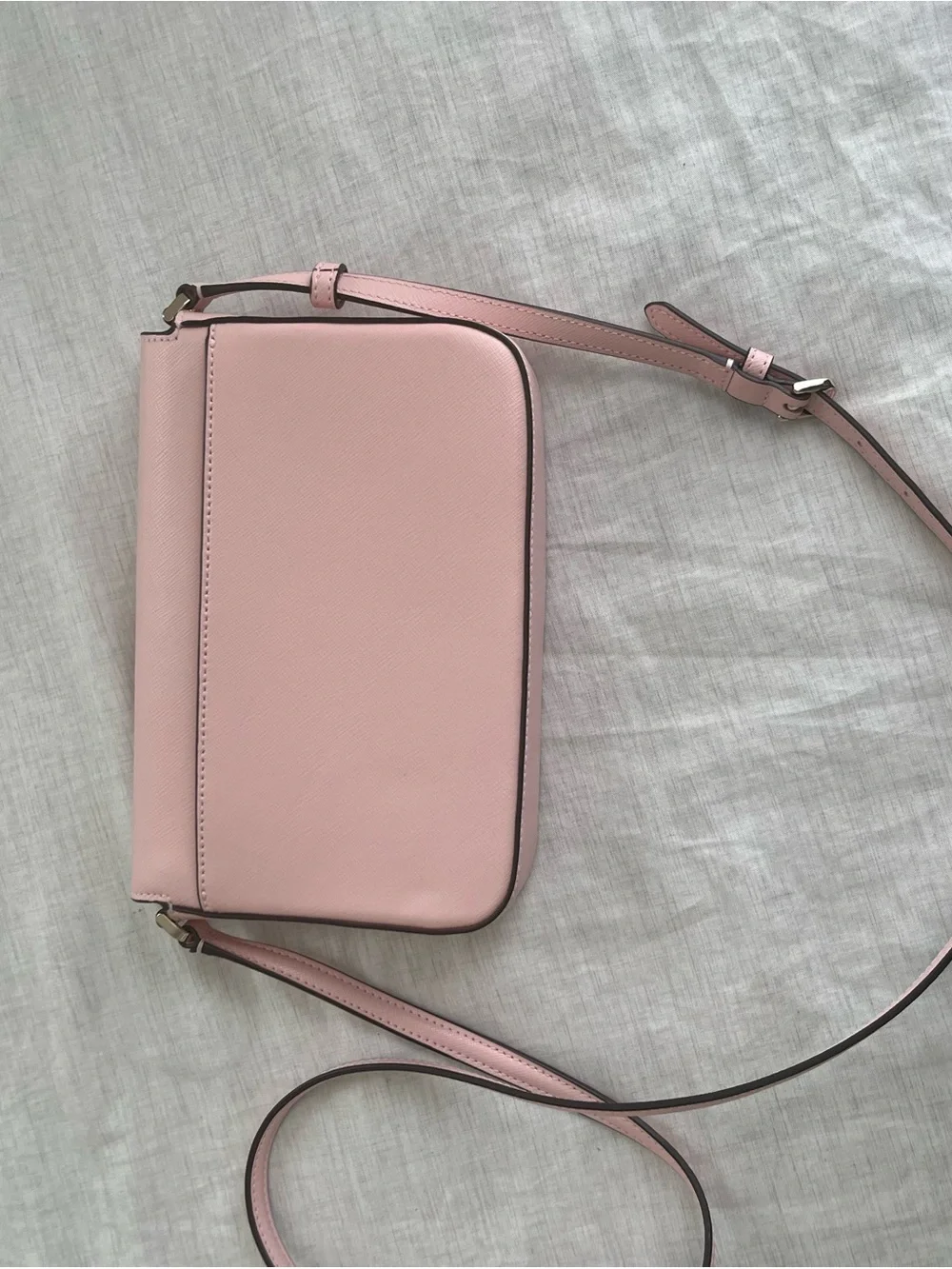 kate spade Blush Pink Saffiano Leather Crossbody